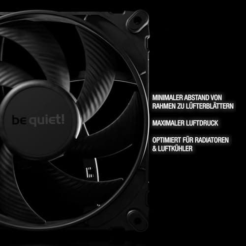 be quiet! Silent Wings 4 120mm Lüfter, optimierte Lüfterblätter, außergewöhnlich hohe Performance, maximaler Luftdruck, nahezu unhörbar, 6-Pol-Lüftermotor, Fluid-Dynamic-Lager Bild 4