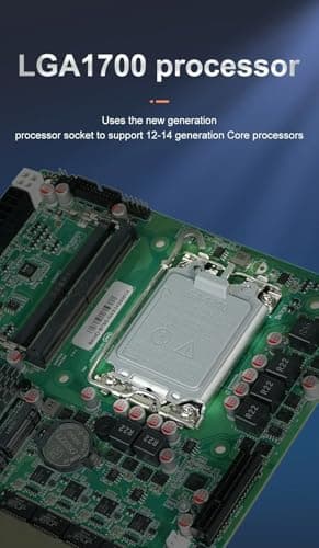 Q670 NAS Mini ITX Motherboard (LGA1700, 12./13./14. Generation), 2 x SIDIMM DDR5 MAX 64G, 2 x M.2 NVMe, 8 x SATA, i226-LM 2.5G vPro 17 x 17 cm Soft Router ITX Mainboard Bild 8