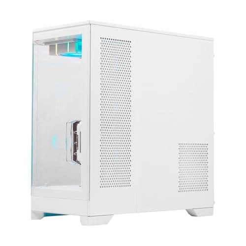 Abysm Gaming Danube SAVA H600 White E-ATX Gamer PC-Gehäuse mit 3 Paneelen aus gehärtetem Glas, 4 x 120 mm ARGB-Lüfter, Controller, Unterstützung für GPU und PCIe 4.0 Riser Kabel 16x Bild 4