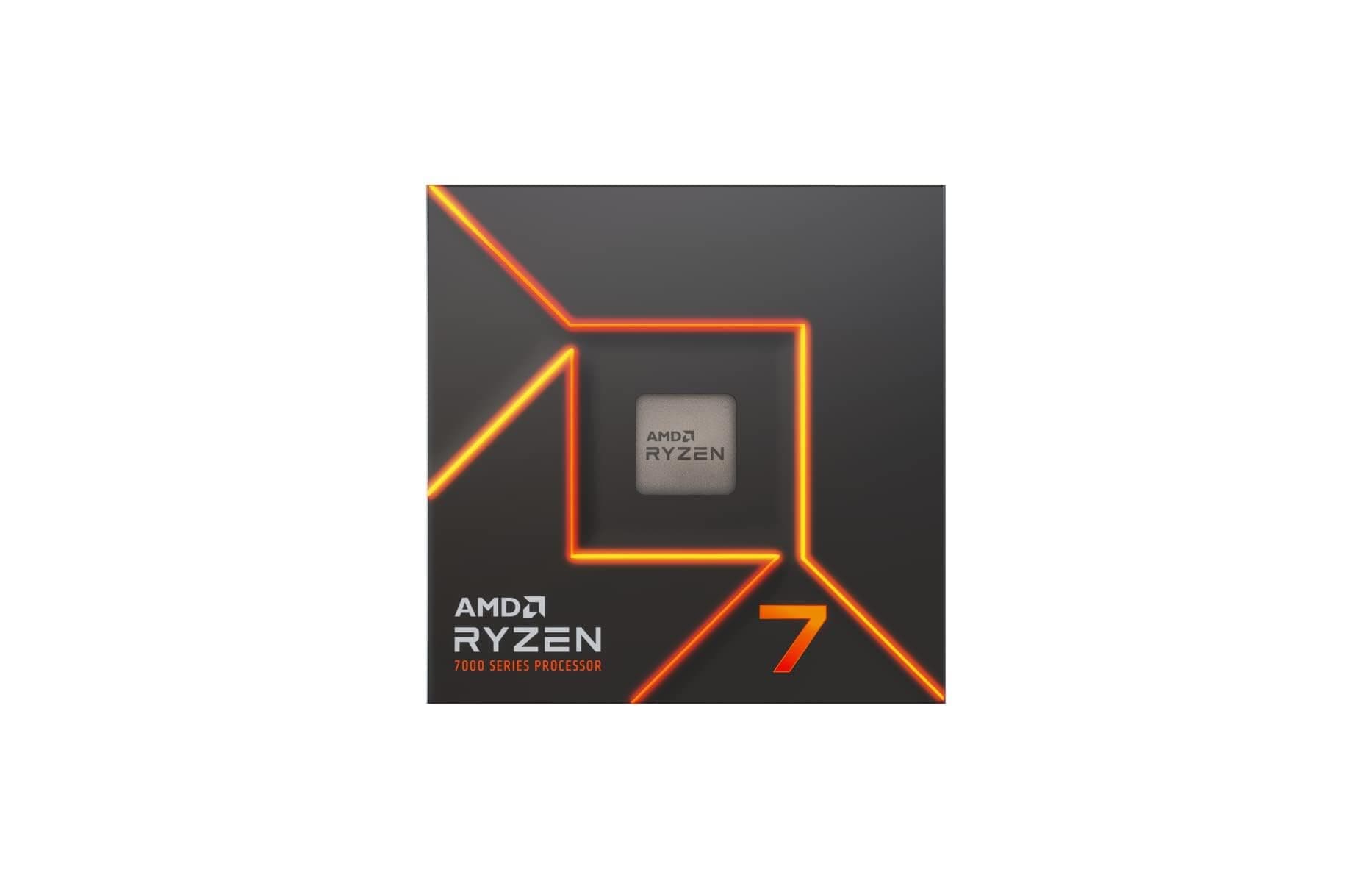 AMD Ryzen 7 7700 Prozessor (radeon intergrierte graphics, 8 Kerne/16 Threads, 65W TDP, AM5 Sockel,40MB Cache, Bis zu 5.3 GHz max boost, Wraith prism Kühler) Bild 3