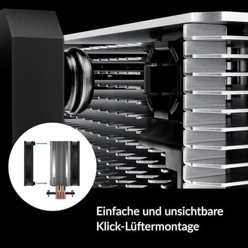 ARCTIC Freezer 36 - CPU Kühler mit Push-Pull für Intel & AMD, Single-Tower, Zwei druckoptimierte 120 mm P-Lüfter, Hydrodynamisches Gleitlager, 200–1800 rpm, 4 Heatpipes, inkl. MX-6 Wärmeleitpaste Bild 6