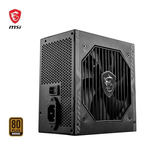 MSI MAG A750BN PCIE 5.0 Neztteil, 750W, 80 Plus Bronze, PCIe 5.0 GPU Unterstützung, ATX PSU Bild 4