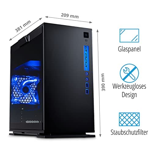 MEDION ERAZER Engineer P10 Gaming PC (Intel Core i5-12400F, 16GB DDR4 RAM, 1TB PCIeSSD, GeForce RTX 3060 Ti LHR 8GB GDDR6, Win 11 Home) Bild 6