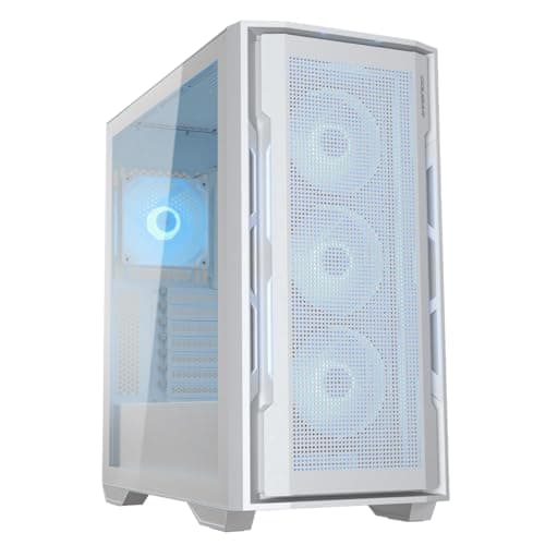 Cougar Uniface RGB Mid Tower weißes Gehäuse mit 4 x ARGB-Lüftern