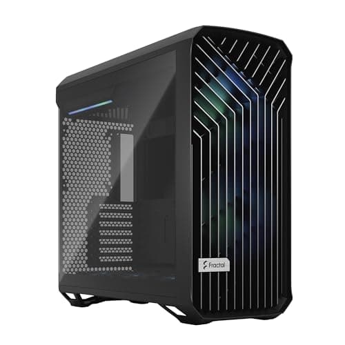 Fractal Design Torrent RGB Black E-ATX High-Airflow Mid-Tower Computer Case RGB schwarzes gehärtetes Glas Bild 2