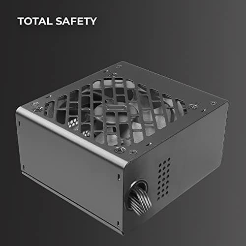 Tacens Anima APSIII500, Netzteil PC SFX 500W, SMD Technologie 85% Bronze 12V, Ultraleiser 9cm Lüfter, Schwarz Bild 6
