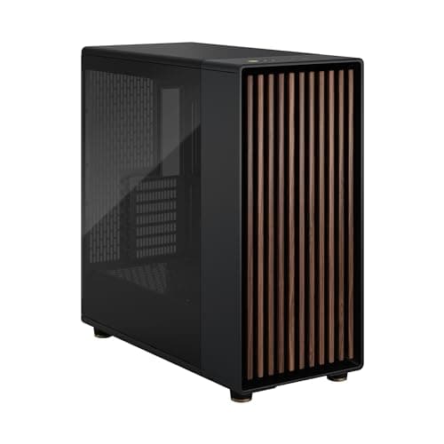 Fractal Design North XL PC Gaming Gehäuse - E-ATX Full-Tower | Charcoal Black mit 3x 140-mm-Aspect-PWM-Lüftern, USB Typ-C, bis 413 mm GPU-Platz, 420-mm-Radiator-kompatibel North XL Black TG Dark Bild 6