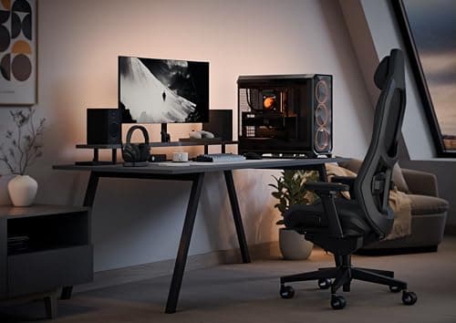Fractal Design Meshify 3 XL Black RGB Tempered Glass Light Tint - Gaming Computer-Gehäuse – Facetten-Mesh-Front – DREI RGB Momentum 14 Lüfter enthalten – GPUs bis 512mm Länge Meshify 3 XL RGB Schwarz Bild 4