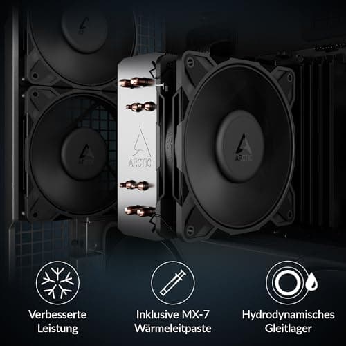 ARCTIC Freezer 36-S - CPU Kühler für Intel & AMD, Single-Tower, druckoptimierter 120 mm P12 Pro-Lüfter, 600–3000 rpm, Hydrodynamisches Gleitlager, inkl. MX-7 Bild 4