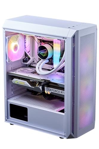 Valor AIR Plus Mid-Tower PC Chassis, Included 4ARGB Fans, White - VALORAIRPLUSMTA-WHCWW