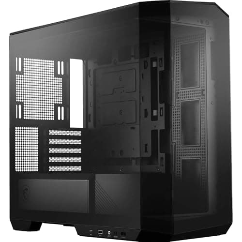 MSI MAG PANO M100L PZ ATX PC-Gehäuse, GPU-Support-Ständer, Füllstandsanzeige, Staubfilter, 33 mm Kabeldurchlass, USB Typ-C (20Gbps) Bild 2