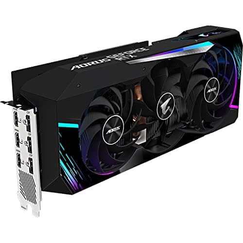 Gigabyte AORUS GeForce RTX 3080 Master 12GB Grafikkarte, GV-N3080AORUS M-12GD, Schwarz Bild 8