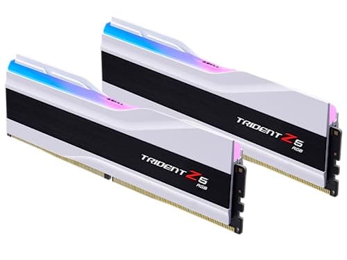 G.Skill Trident Z5 RGB Serie (Intel XMP) 64GB (2 x 32GB) 288-Pin SDRAM DDR5 6000 CL36-36-36-96 1,35V Dual Channel Desktop Memory F5-6000J3636F32GX2-TZ5RW (Mattweiß) 64GB (2x 32GB) Weiss/opulenter Garten Bild 2