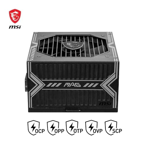 MSI MAG A750BN PCIE 5.0 Neztteil, 750W, 80 Plus Bronze, PCIe 5.0 GPU Unterstützung, ATX PSU Bild 8
