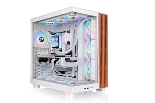 Thermaltake View 380 XL WS ARGB | Mid Tower Chassis | Snow View 380 XL Wood Snow Bild 2