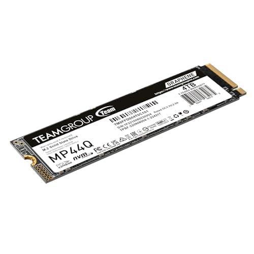 TEAMGROUP MP44Q 4TB SLC Cache Gen 4x4 M.2 2280 PCIe 4.0 w/NVMe Laptop & Desktop & NUC & NAS SSD Lese-/Schreibgeschwindigkeit bis zu 7400/6500MB/s TM8FFD004T0C101 Bild 6