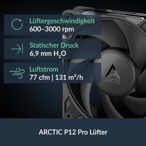 ARCTIC Liquid Freezer III Pro 360 - Wasserkühlung PC, AIO CPU Wasserkühler, 3x120 mm, 38 mm Radiator, PWM-Pumpe, VRM-Lüfter, AMD AM5/AM4, Intel LGA1851/1700 Contact Frame - Schwarz Bild 8