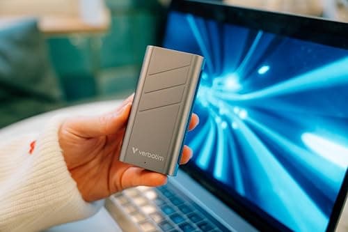 Disco Ssd Esterno - Verbatim - Turbometal - 2 Tb - Grigio Bild 4