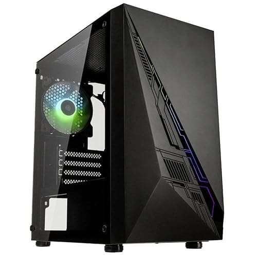 Kolink Inspire K2 Plus ARGB Micro-ATX-Gehäuse, Tempered Glass - schwarz Bild 2