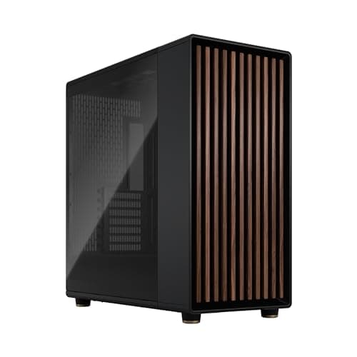 Fractal Design North XL PC Gaming Gehäuse - E-ATX Full-Tower | Charcoal Black mit 3x 140-mm-Aspect-PWM-Lüftern, USB Typ-C, bis 413 mm GPU-Platz, 420-mm-Radiator-kompatibel North XL Black TG Dark Bild 2