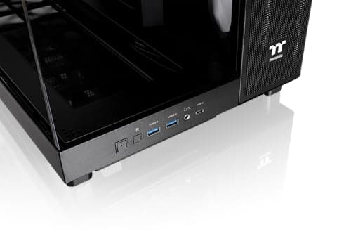 Thermaltake View 380 XL TG ARGB | Mid Tower PC‑Gehäuse | 4‑mm Tempered Glass | E‑ATX & XL‑Mainboard Support | USB‑C Front I/O | 360‑mm Radiator Support | High‑Airflow Design | Black View 380 XL Black Bild 4