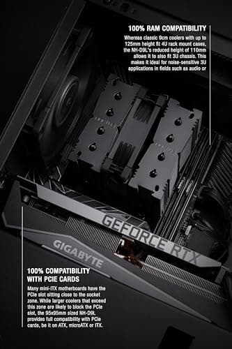 Noctua NH-D9L chromax.black, Premium CPU-Kühler mit NF-A9 92mm Lüfter (Schwarz) Bild 8