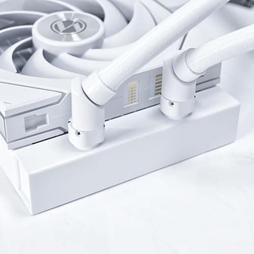 Lian Li Galahad II LCD 280 TL Wireless AiO Wasserkühlung Weiß – CPU-Kühler mit 280 mm Radiator, LCD Display und TL Wireless ARGB Lüftern Bild 8