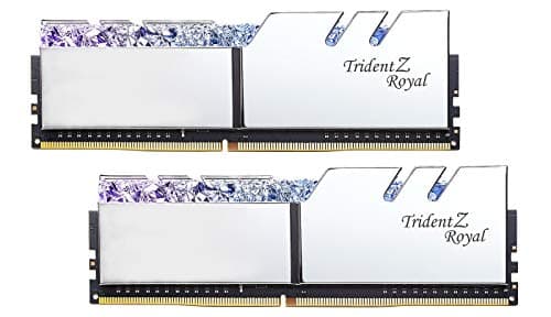 G.SKILL 32GB DDR4 Trident Z Royal Silver 3600Mhz PC4-28800 CL16-19-19-39 1.35V Dual Channel Kit 2x16GB Bild 4