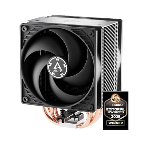 ARCTIC Freezer 36 - CPU Kühler mit Push-Pull für Intel & AMD, Single-Tower, Zwei druckoptimierte 120 mm P-Lüfter, Hydrodynamisches Gleitlager, 200–1800 rpm, 4 Heatpipes, inkl. MX-6 Wärmeleitpaste