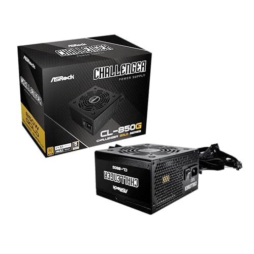Netzteil ASROCK CL-850G, PSU, 850W, 80 Plus Gold, 120 mm, Active PFC,PCI-E 5.1 (12+4pin) x1, PCI-E (6+2 Pin) x4, SATA (5-polig) x4