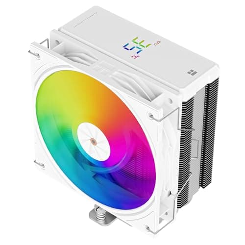 TR Assassin X 120R Digital ARGB Kühler für obere Abdeckung des digitalen Displays, TL-P12-S PWM Luftkühler, leise, unterstützt AM4/AM5, Intel LGA1851/1700/115X/1200 AX120R D ARGB WHITE Bild 2