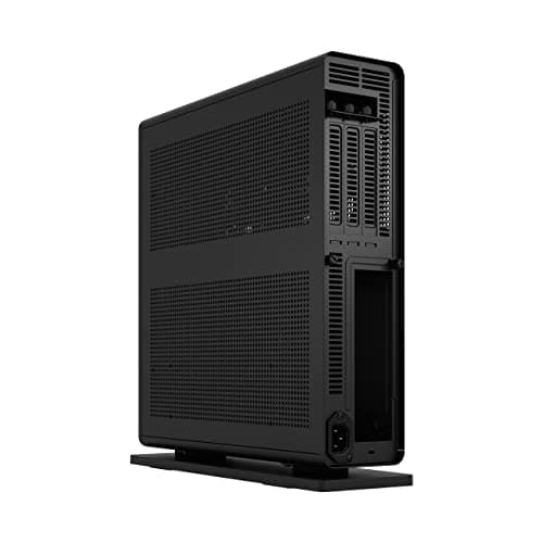 Fractal Design Ridge Black Mini-ITX Gehäuse - PCIe 4.0 Riser Karte - 2X 140mm PWM Lüfter - USB Typ-C - Kompaktes Gaming PC Gehäuse Bild 6