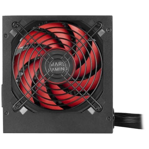Mars Gaming MPIII550P, ATX-Netzteil 550W, 5 Jahre Garantie, APFC, 120 mm FDB-Lüfter AI-RPM, SMD-Technologien, Japanische 105º-Kondensatoren, Ummantelte Premium-Kabel, Schwarz Bild 8