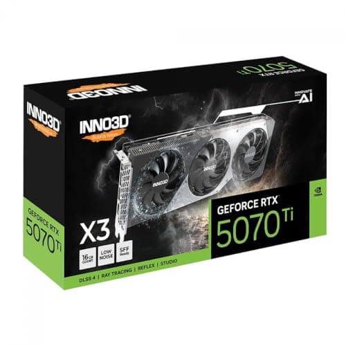 INNO3D NVIDIA GeForce RTX 5070 Ti X3 16GB GDDR7 Gaming Graphics Card (X3, 2 Slot, Reflex 2 RTX AI DLSS4) Bild 6