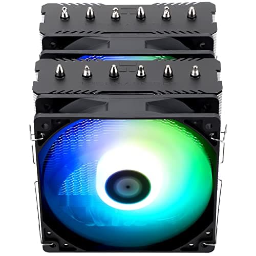 Thermalright TR Peerless Assassin 120 SE ARGB CPU-Luftkühler, 6 Heatpipes Kühler, Dual 120mm TL-C12C-S PWM Lüfter, Aluminium Kühlkörperabdeckung, AGHP, für AMD AM4/AM5 Intel 1700/115X/1200/1851 Bild 4