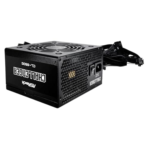ASRock Challenger 650W Power Supply 5 Years Warranty ATX 3.1 Auto iCOOL Intelligent Fan Control 120mm Golf Blade 80 Plus Gold Certified Non-Modular CL-650G Bild 6