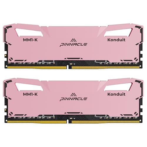 Timetec Pinnacle Konduit 32 GB KIT (2 x 16 GB) DDR4 3200 MHz PC4-25600 CL16-18-18-38 XMP2.0 Overclocking 1,35 V kompatibel für AMD und Intel Desktop Gaming PC Speichermodul RAM - Pink Bild 2