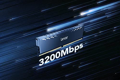 Lexar DDR4 RAM 16GB Kit (2x8GB) 3200 MHz, DRAM 288-Pin UDIMM Desktop Memory, XMP 2.0 Hochleistungs Arbeitsspeicher, CL16-18-18-38, 1.35V THOR 3200 MHz 16GB Kit (2x8GB) Bild 4