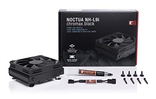 Noctua NH-L9i chromax.black, Premium Low-Profile CPU Kühler für Intel LGA1200 & LGA115x (Schwarz) 92 Mm Bild 8
