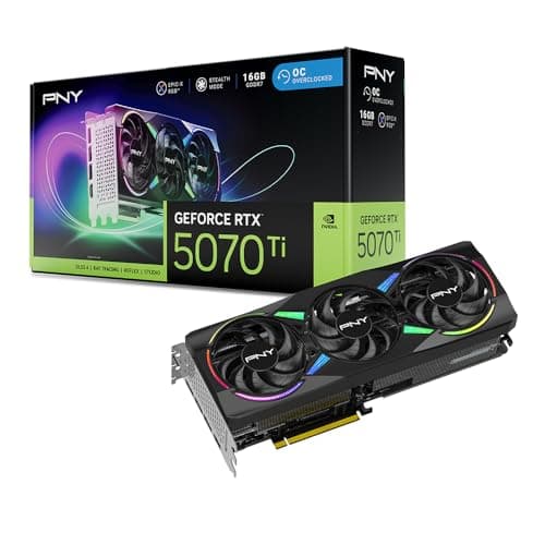 PNY GeForce RTX™ 5070Ti 16GB ARGB OC Triple Fan Grafikkarte DLSS 4 Bild 2