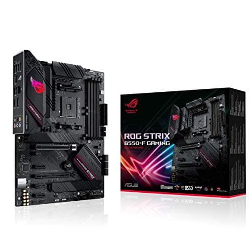 ASUS ROG Strix B550-F Gaming Mainboard Sockel AM4 (ATX, Ryzen, PCIe 4.0, Intel 2,5 Gbit/s-Ethernet, 2X M.2 mit Kühlern, SATA 6Gbit/s, USB 3.2 Gen 2, Aura Sync) F Gaming ROG B550 Bild 2