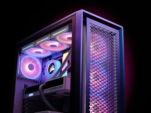 Corsair Frame 4000D Vault Series Modular ATX Mid Tower PC-Gehäuse - Hoher Luftdurchsatz, InfiniRail Lüftermontage-System, Modulare Anpassung, Geräumiger Innenraum, GPU Bild 8