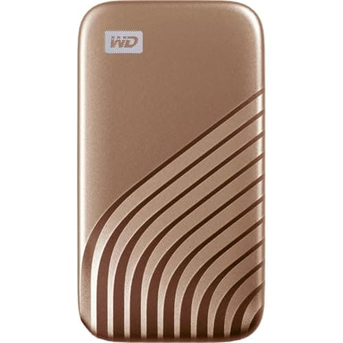WD My Passport SSD 2 TB mobiler SSD Speicher (NVMe-Technologie, USB-C und USB 3.2 Gen-2 kompatibel, Lesen 1050 MB/s, Schreiben 1000 MB/s) Rose Gold Bild 4