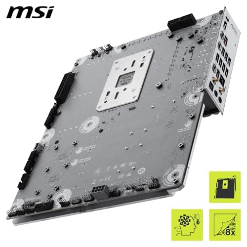 MSI MAG X870E Tomahawk MAX WiFi PZ Mainboard, ATX - Unterstützt AMD Ryzen 9000/8000 / 7000 Prozessoren, AM5 - DDR5 Memory Boost 8400+ MT/s (OC), PCIe 5.0 x16, M.2 Gen5, Wi-Fi 7, 5G LAN Bild 8