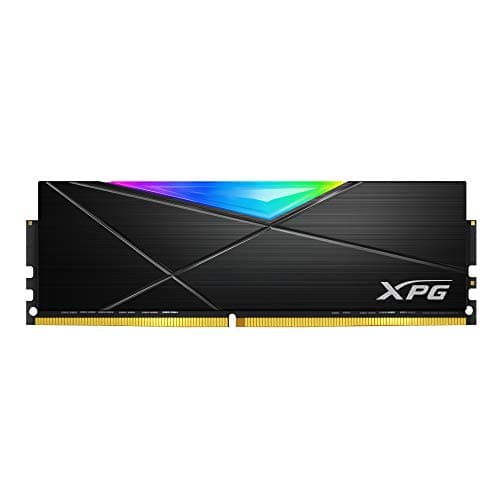 SPECTRIX D55 3600 MHz DDR4 16 GB (8 GB x 2) RGB-Speichermodul Doppelpack - Eleganter Sitz mit Metall-Kühlkörper 8 GB Schwarz Bild 2