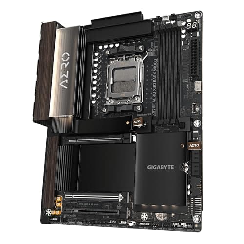 GIGABYTE X870E AERO X3D Dark Wood Mainboard – Unterstützt AMD Ryzen 9000 CPUs, digitales 16+2+2-Phasen-VRM, bis zu 9000 Hz DDR5 (OC), 2× PCIe 5.0 + 2× PCIe 4.0, Wi-Fi 7, 5-GbE-LAN, USB 4 Bild 8