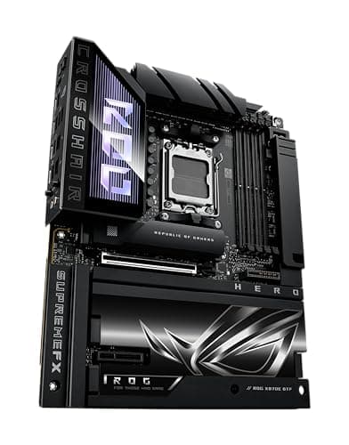 ASUS ROG Crosshair X870E Glacial Gaming Mainboard Sockel AMD AM5 (E-ATX, Advanced AI, DDR5, 10G Ethernet, WiFi 7, 2X PCIe 5.0 NVMe SSD, 2X PCIe 4.0 M.2, 12x USB 10Gbps) Bild 6
