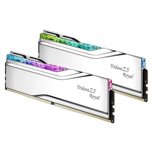 G.skill Trident Z5 Royal F5-7600j3646g16gx2-Tr5s Memoria 32 Gb 2 X 16 Gb Ddr5 7600 Mt/s 288-Pin Dimm (g.skill 32gb [2x16] Ddr5 7600mhz Tride) Bild 6