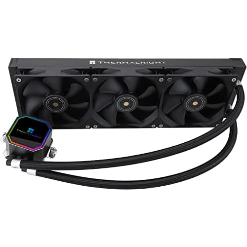 Thermalright Frozen Prism 360 Black AIO Wasserkühler, Flüssig-CPU-Kühler, 3×120mm PWM-Lüfter Wasser-Kühlsystem, 1850RPM High Speed, Kompatibel mit AMD/AM4/AM5&Intel LGA115X/1200/2011/1700/1851 FP360 Black Bild 2