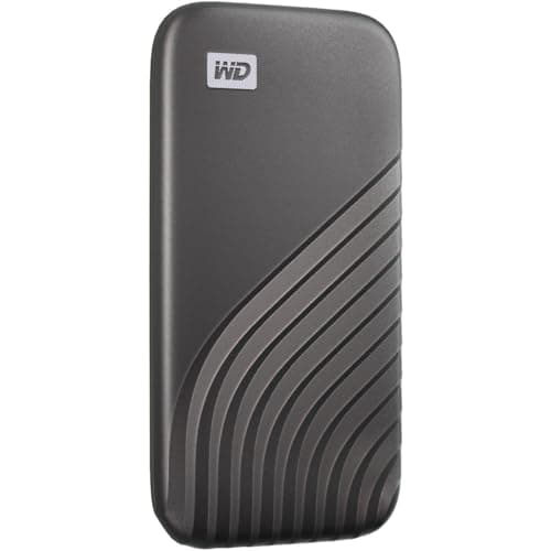 WD My Passport SSD 4 TB mobiler SSD Speicher (NVMe-Technologie, USB-C und USB 3.2 Gen-2 kompatibel, Lesen 1050 MB/s, Schreiben 1000 MB/s) Space-Grau 4 TB Space-Grau Bild 2